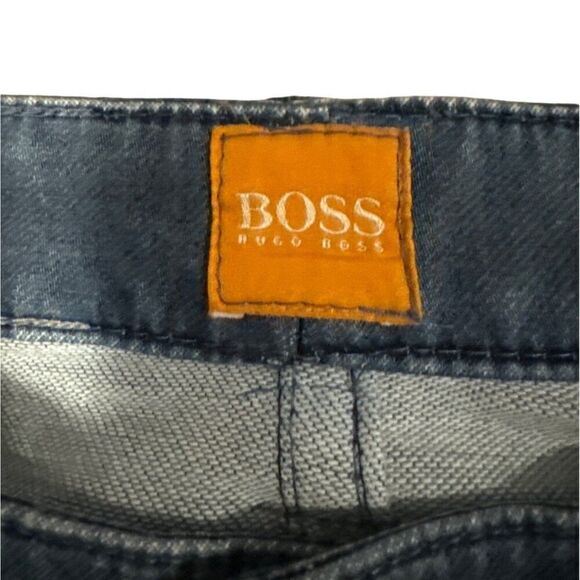Hugo Boss Mens Slim Fit Jeans 35/32 Blue Denim - Picture 2 of 6